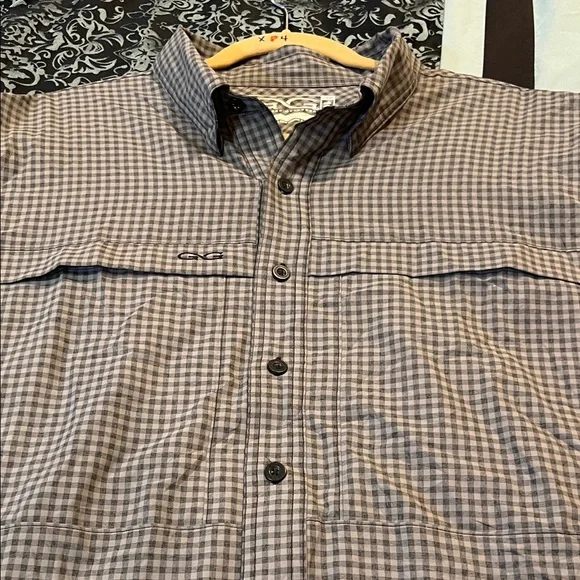 Game Guard Outdoors Men's Classic Checkered Button Down Shirt - Brown - Picture 8 of 11